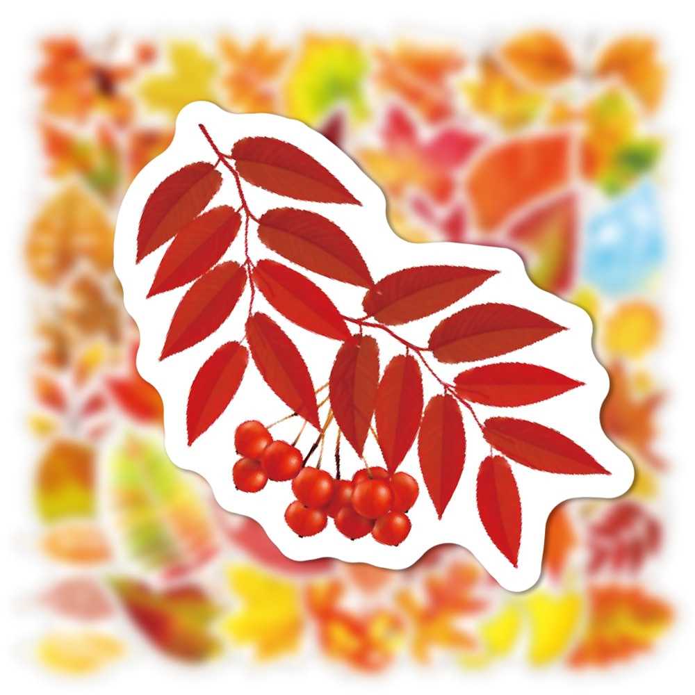 Autumn Maple Leaf Graffiti Stickers