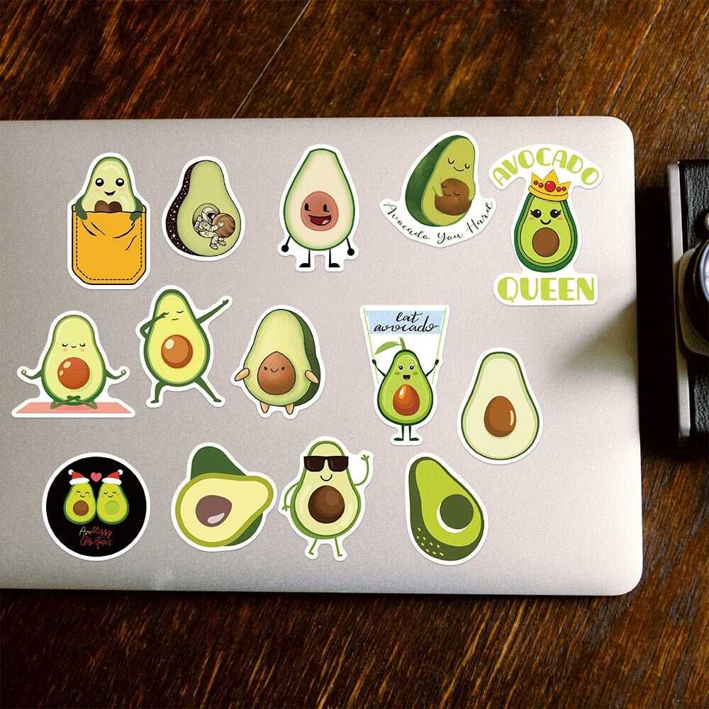 Avocado Stickers Pack | Famous Bundle Stickers | Waterproof Bundle Stickers