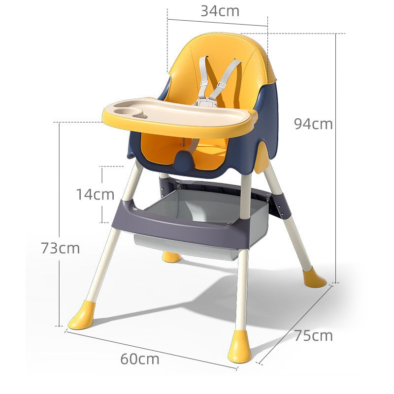 Chaise haute bébé chaise d'alimentation nouveau-né enfants