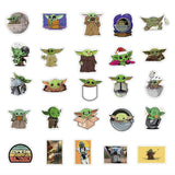 Baby Yoda Stickers Pack | Famous Bundle Stickers | Waterproof Bundle Stickers