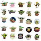 Baby Yoda Stickers Pack | Famous Bundle Stickers | Waterproof Bundle Stickers