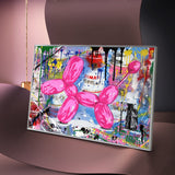 Balloon Dog Graffiti Wall Art: Vibrant and Unique Home Decor