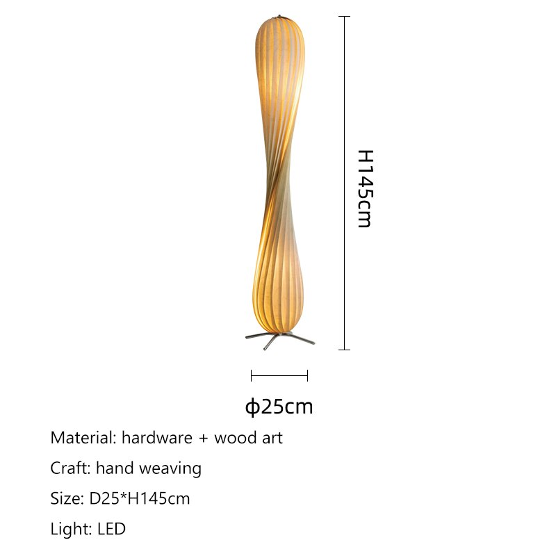 Bamboo Floor Lamp - Illuminate Your Space