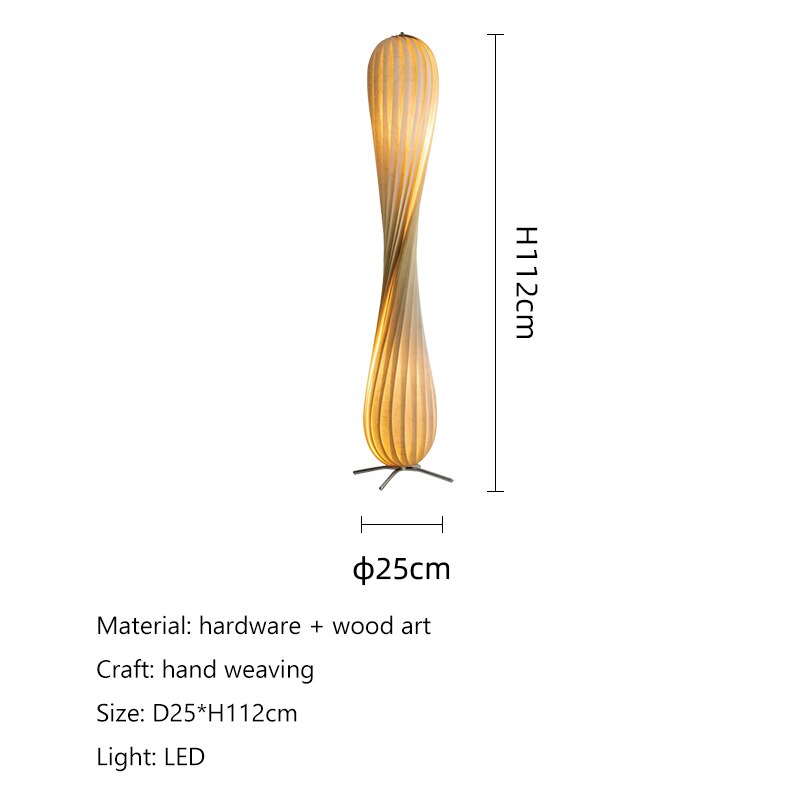 Bamboo Floor Lamp - Illuminate Your Space