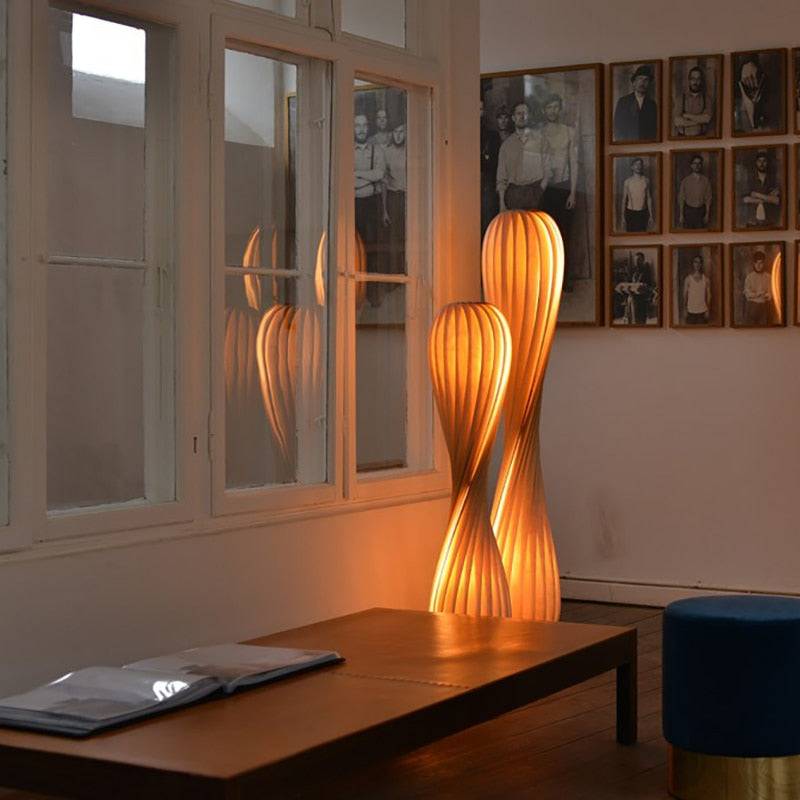 Bamboo Floor Lamp - Illuminate Your Space