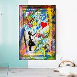 Banksy Life is Beautiful Poster: Authentischer Ausdruck