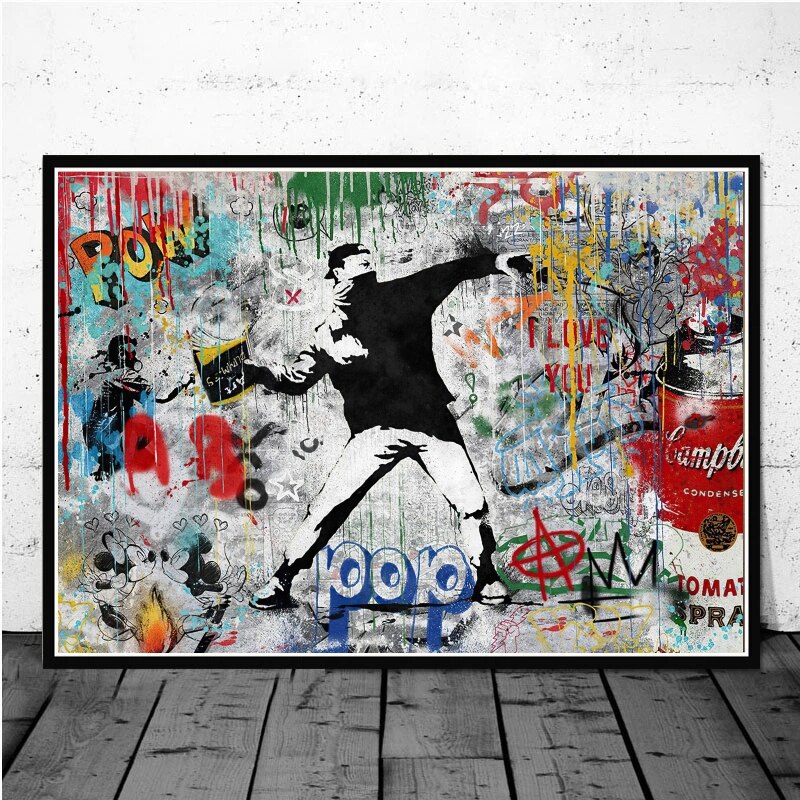 Banksy Street Art-Collection Premium