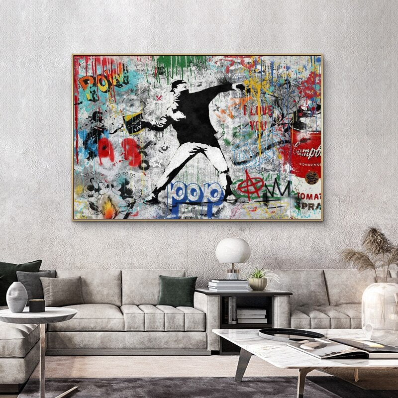 Banksy Street Art-Collection Premium