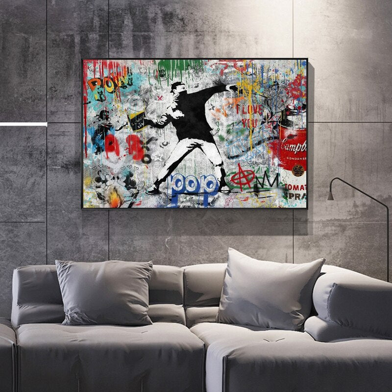 Banksy Street Art-Collection Premium