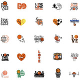 Basketball Slogan Doodle Stickers