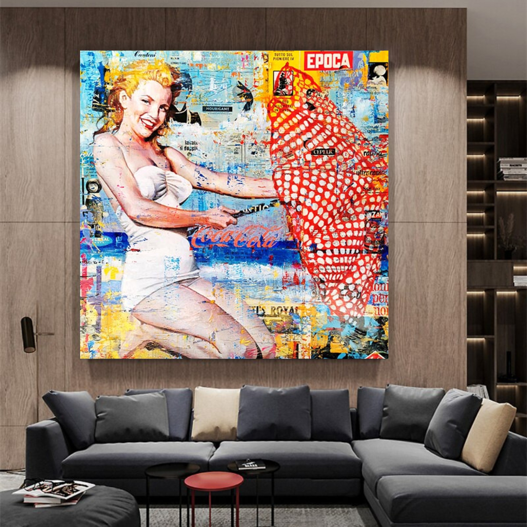 Beach Lovers: Marilyn Poster - Ambiance de plage inégalée