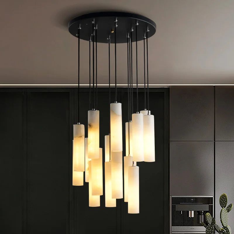 Bedside Hanging Marble Pendant Light - Effortless Elegance with Contemporary Craftsmanship