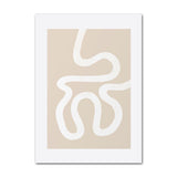 Beige Matisse Dance Abstract Woman Line Boho Canvas Wall Art