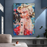 Affiche Betty Boop Marilyn - Hommage star emblématique pour les fans et les collectionneurs