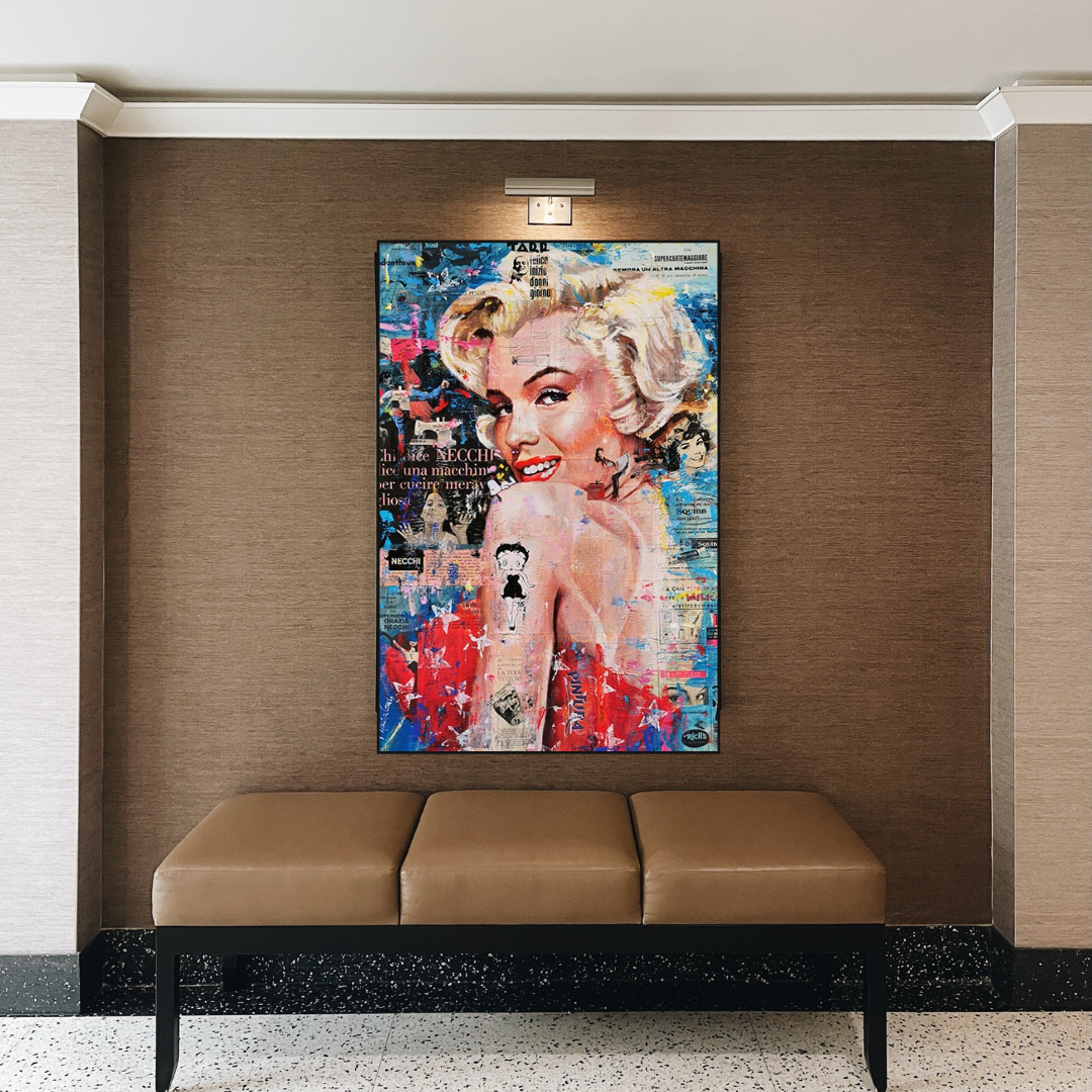 Affiche Betty Boop Marilyn - Hommage star emblématique pour les fans et les collectionneurs