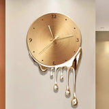 Big Melted Wall Clock Hall Art