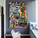 Biggie Smalls Iconic Singer Canvas Wall Art