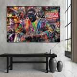 Affiche Biggie Smalls : art emblématique pour les fans de rap