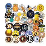 Bitcoin Dogecoin Stickers Pack | Famous Bundle Stickers | Waterproof Bundle Stickers