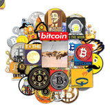 Bitcoin Dogecoin Stickers Pack | Famous Bundle Stickers | Waterproof Bundle Stickers