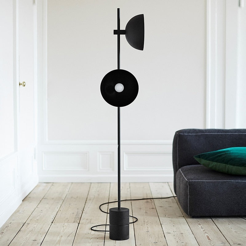 Black Heavy Standing Lamp: Durable Design and Elegant Style