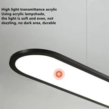 Lampes suspendues LED noires - Design minimaliste moderne