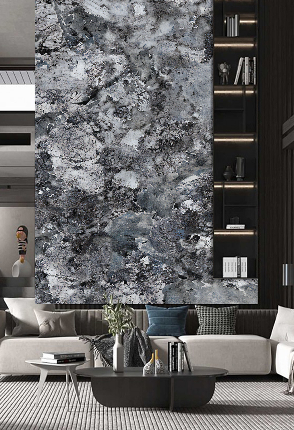 Black & White Pure Marble Wallpaper Murals