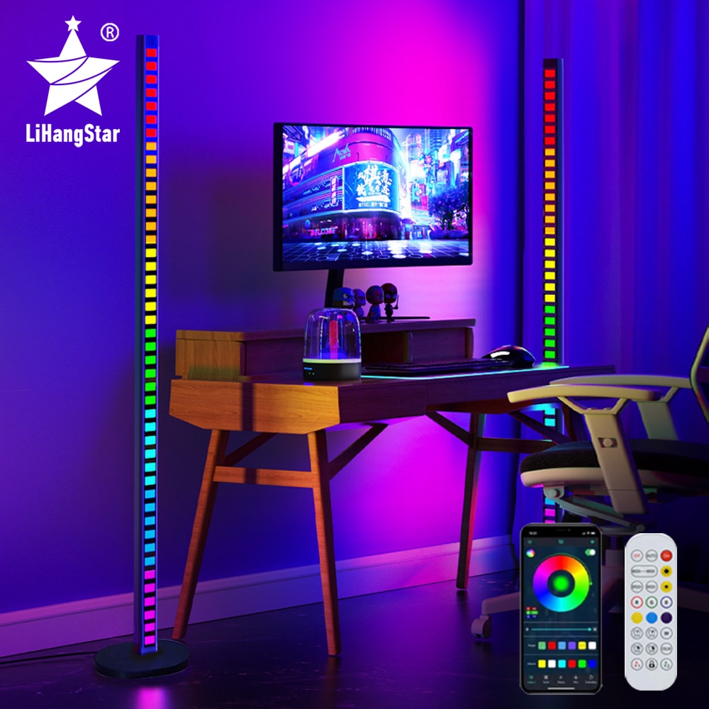 LED Floor Lamp Rhythm Light Bar – Bluetooth Music APP Remote