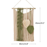 Bohemian Macrame Leaves Wall Hanging