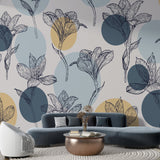 Boho Flowers Wallpaper Mural Vibrant & Stylish Décor