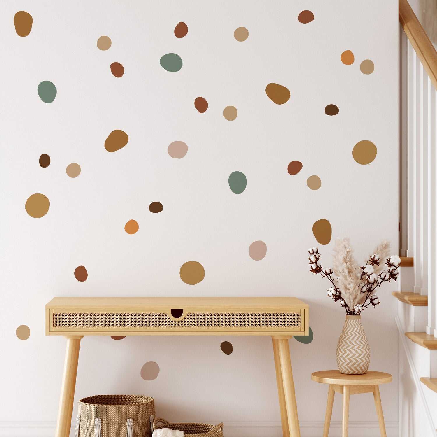 Boho Polka Dot Wall Stickers Wall Decal