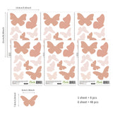 Boho Rainbow Butterfly Decal - High-Quality Stick-on Design