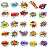 Surprise Letter Boom Bam Stickers Pack | Famous Bundle Stickers | Waterproof Bundle Stickers