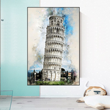 Atemberaubendes Poster zum Turm von Pisa: Exquisites Kunstwerk