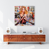 Brigitte Bardot Art Pop Art Canvas Wall Decor