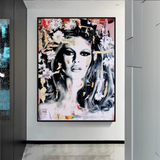 Brigitte Bardot Canvas Wall Art - Iconic and Timeless Decoration