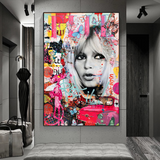 Brigitte Bardot Canvas Wall Art: The Perfect Decor Piece