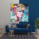 Brigitte Bardot Poster: Pop Art Leinwand-Wandkunst