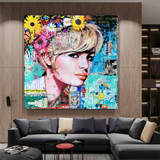 Brigitte Bardot Poster: Pop Art Leinwand-Wandkunst