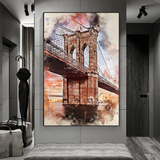 Poster „Brooklyn Bridge“ – Atemberaubendes Kunstwerk für Ihre Wände