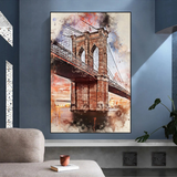 Poster „Brooklyn Bridge“ – Atemberaubendes Kunstwerk für Ihre Wände