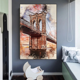 Poster „Brooklyn Bridge“ – Atemberaubendes Kunstwerk für Ihre Wände