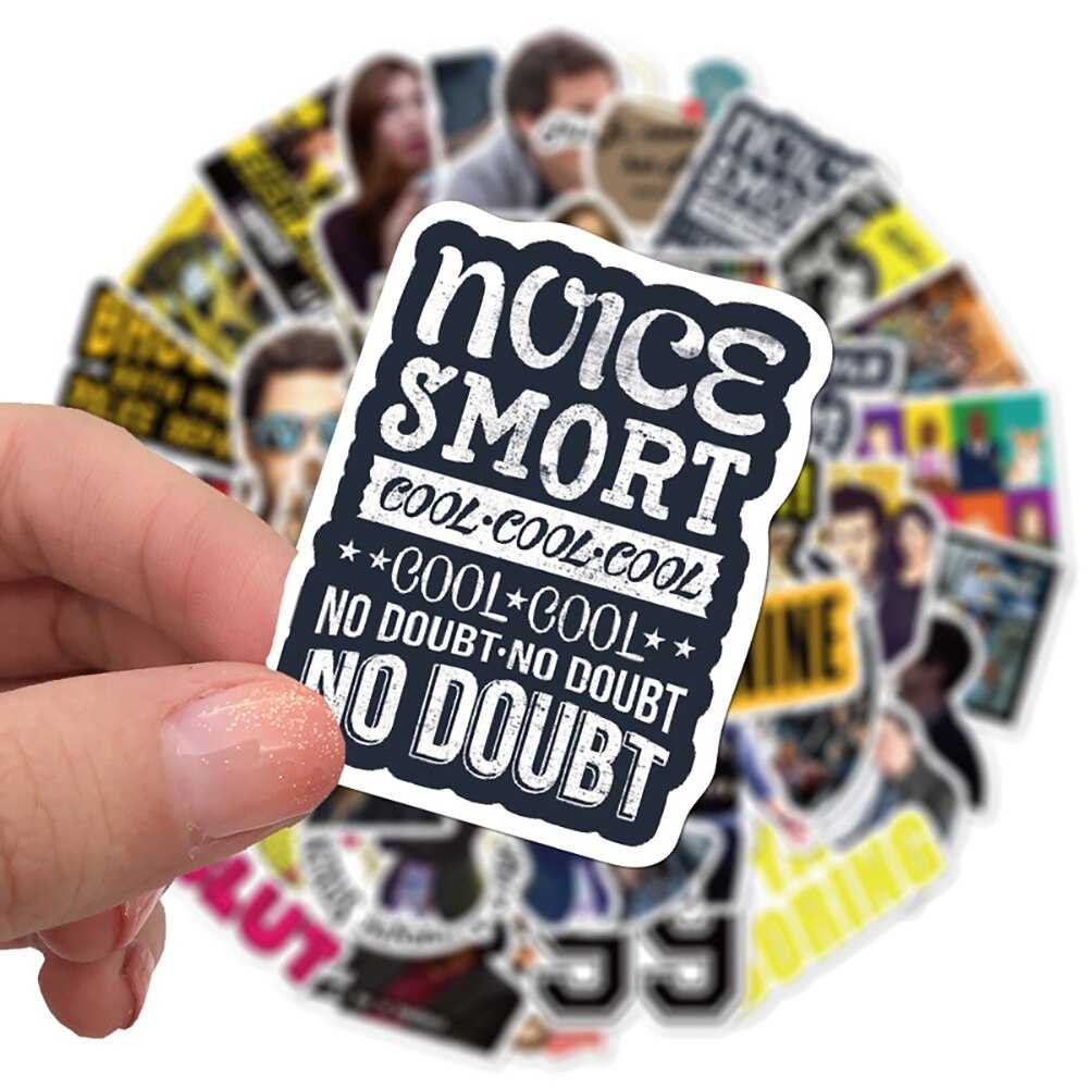 TV Show Brooklyn Nine-Nine Stickers Pack | Famous Bundle Stickers | Waterproof Bundle Stickers