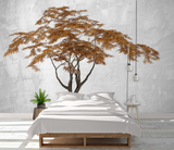 Brown Spread 3D Tree Wallpaper Murals: Enhance Your Space