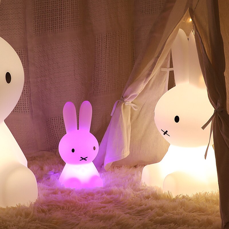 Bunny Rabbit Lamp Cute LED Table Lamp for Kids Room