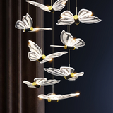 Lustre papillon - Décoration exclusive et élégante.