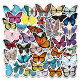 Non Infringing Cartoon Color Butterfly Graffiti Sticker