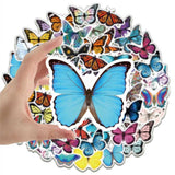 Non Infringing Cartoon Color Butterfly Graffiti Sticker