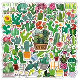 Green Plant Cactus Stickers Pack | Famous Bundle Stickers | Waterproof Bundle Stickers