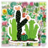 Green Plant Cactus Stickers Pack | Famous Bundle Stickers | Waterproof Bundle Stickers